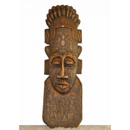 Masque en bois et Métal du Ghana