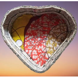 Panier de présentation en forme ovale ou en forme de coeur