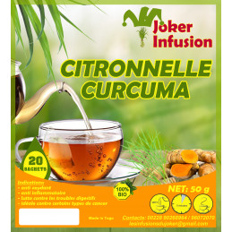 Infusion Citronnelle curcuma