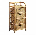 Ensemble Meuble en rotin et accesoires