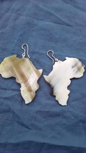 BOUCLES D'OREILLE CARTE D'AFRIQUE – Image 1