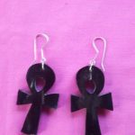 BOUCLES D'OREILLES CROIX D'ANKH