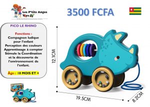 Jouet PULL PICO LE RHINO – Image 1