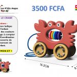 Jouet PULL TAK TAK LE CRABE