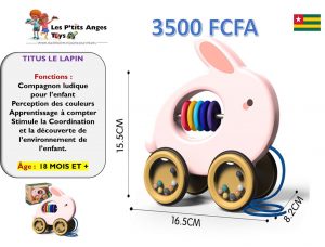 Jouet PULL TITUS Le LAPIN – Image 1