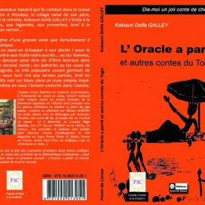 L'ORACLE A PARLE ET AUTRES CONTES DU TOGO