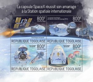LA CAPSULE SPACEX REUSSIT SON AMARRAGE A LA STATION SPACIALE INTERNATIONALE - Image 1