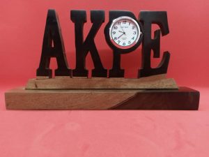 MONTRE POUR BUREAU EN BOIS 1 - Image 1
