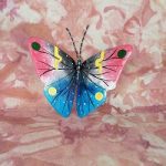 PAPILLON ROSE - BLEU