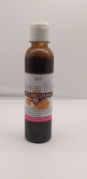 SAVON NOIR AU CURCUMA – Image 1