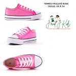 TENNIS PAILLETE ROSE