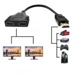 Câble HDMI 1 Mâle vers 2 Femelles – Splitter 1080P Haute Définition